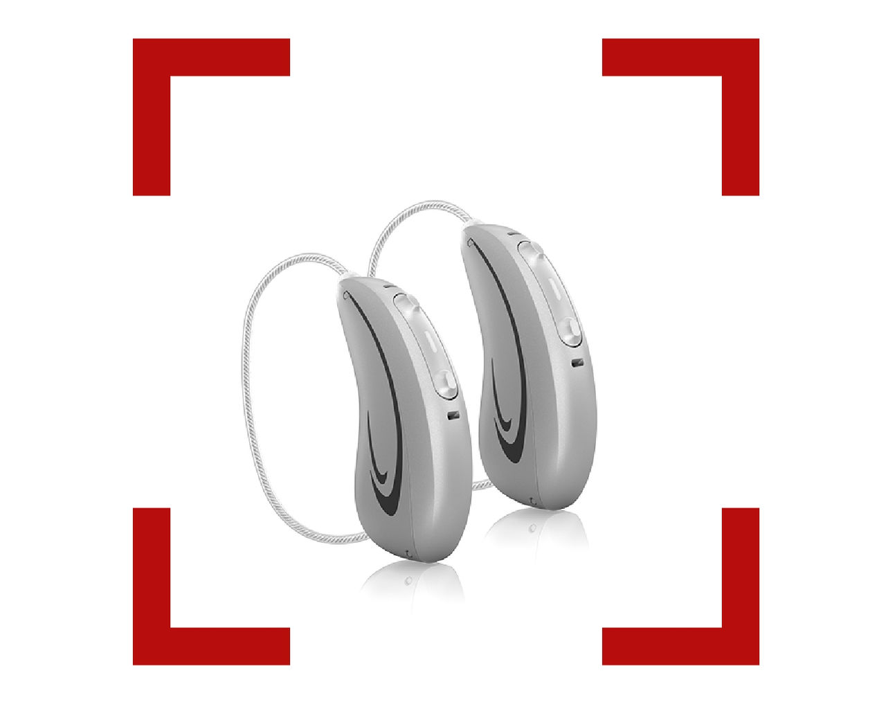 Aparelhos auditivos RIC recarregáveis HANSATON FOKUS
